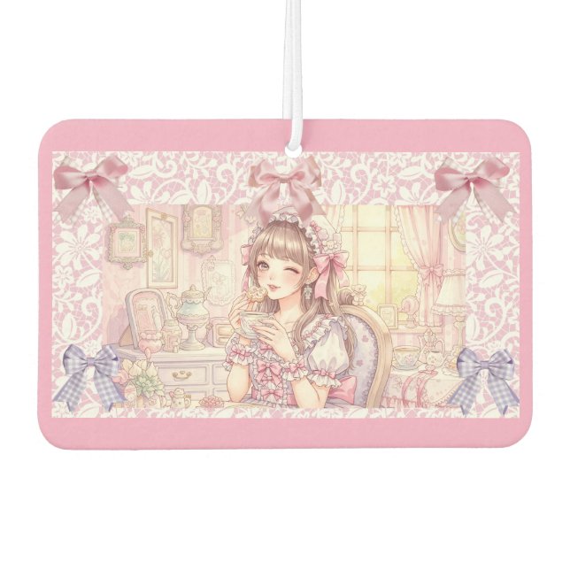 Ambientador Coquette Tea Time – Pastel Ribbon  (Anverso)