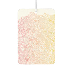 Ambientador Coral Rosa Artista Elegante Ilustrado Ombre