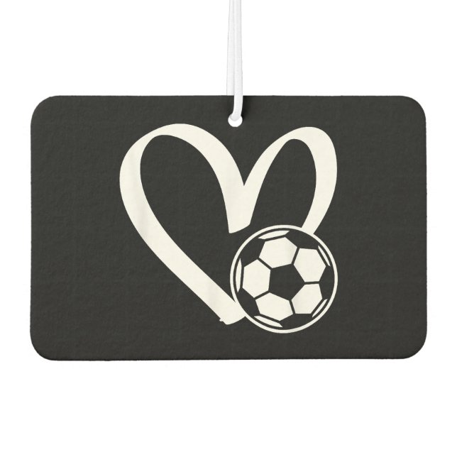 Ambientador Corazón del balón de fútbol (Anverso)