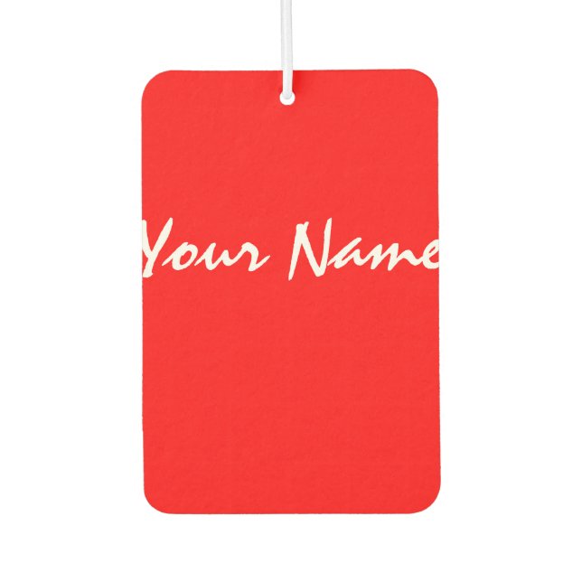 Ambientador Corazón Rojo personalizable (Anverso)