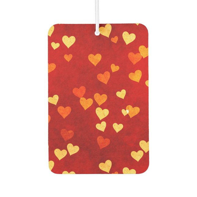 Ambientador Corazones de estilo grunge (Anverso)