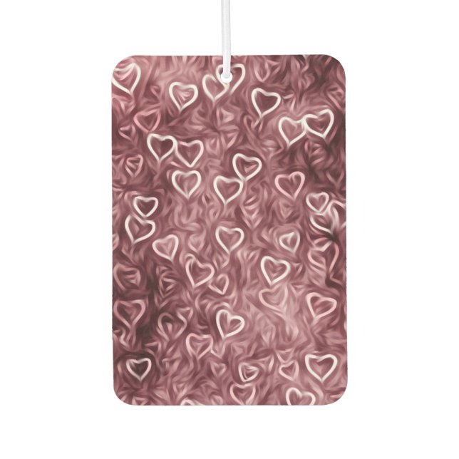 Ambientador Corazones en caída - Rojo (Anverso)