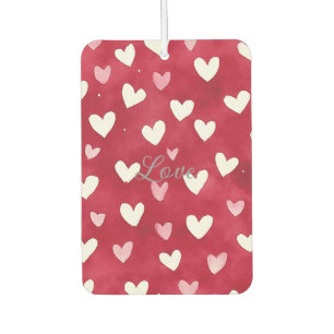 Ambientador Corazones Rojos Rosados Blancos