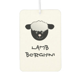 Ambientador Cordero Borghini divertido Sheep Pun