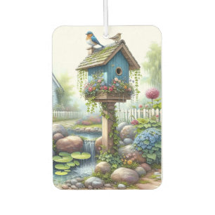 Ambientador Cottagecore Pajarera Jardín Acuarela