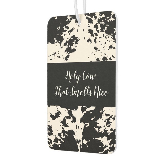 Ambientador Country Western Cow Pattern Car Air Fresheneradore (Izquierda)