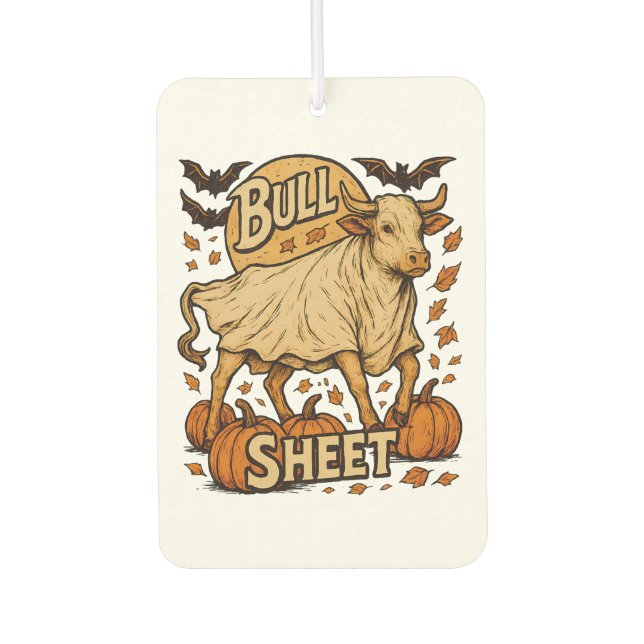 Ambientador Cow Bull Sheet Halloween (Anverso)