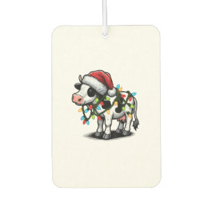 Ambientador Cow Cute Funny Santa Navidades