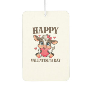 Ambientador Cow El día de San Valentín Heart Gifts tys gracios