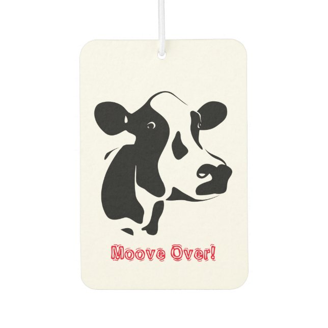 Ambientador Cow Moove Over Air Freshener (Anverso)
