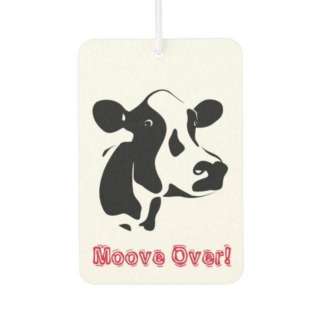 Ambientador Cow Moove Over Air Freshener (Anverso)