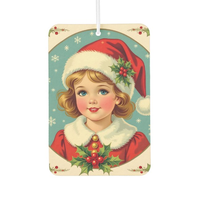 Ambientador Cozy Christmas Victorian Cute Girl (Anverso)