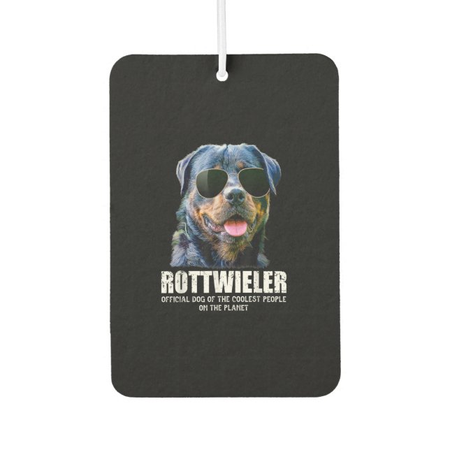 Ambientador Crazy Rottweiler Lover idea graciosa de regalo (Anverso)