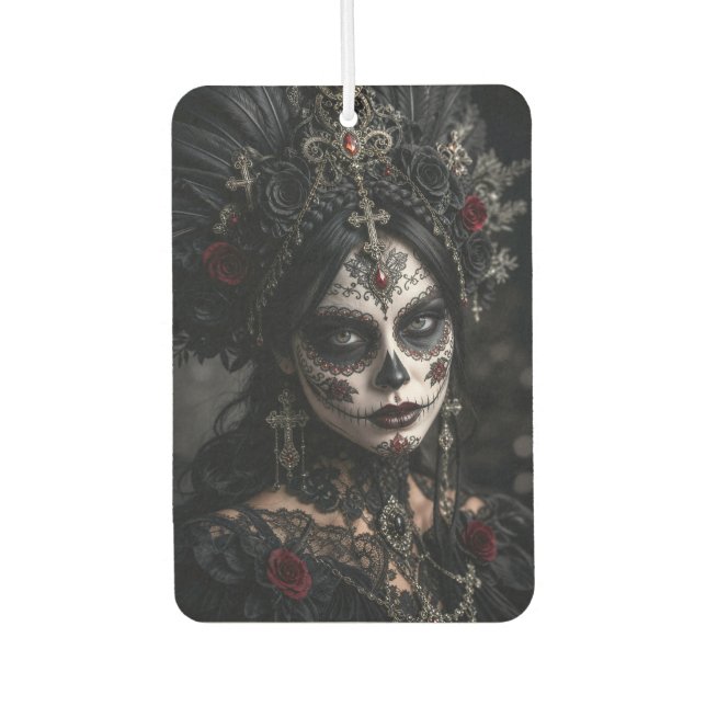 Ambientador Crimson Gothic Calavera – Rosa Negra (Anverso)