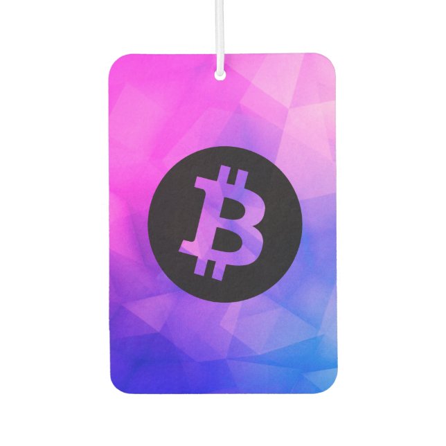 Ambientador Cristal de Bitcoin (Anverso)