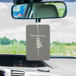 Ambientador Cruz de fe elegante para coche