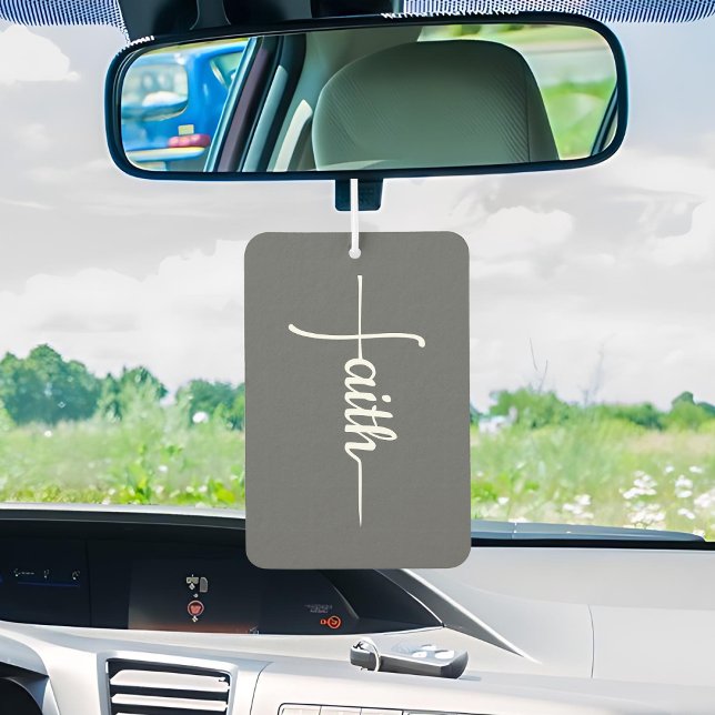 Ambientador Cruz de fe elegante para coche (Subido por el creador)