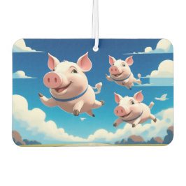 Ambientador Cuando los cerdos vuelen cerdos alados divertidos