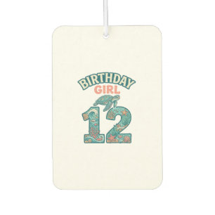 Ambientador Cumpleañera 12 Tortuga Marina Camiseta Vintage Océ