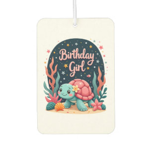 Ambientador Cumpleaños Chica Sea Turtle Tema Birthday Party Oc