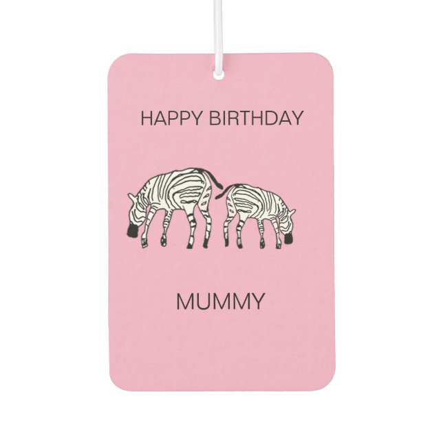 Ambientador Cumpleaños de mamá, feliz y adorable Kenia (Anverso)