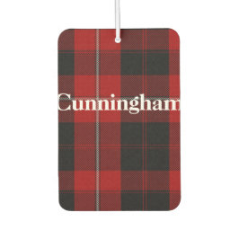 Ambientador Cunningham Tartan Plaid Air Freshener