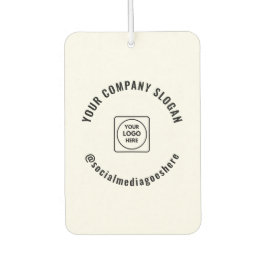 Ambientador Custom Business Logo Text Promotional Branding