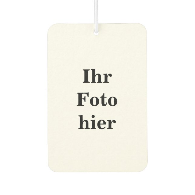 Ambientador Custom photo nombre personalized (Anverso)