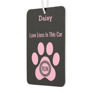 Ambientador Customized Modern Daisy’s Paw Dog Love Funny Giftn