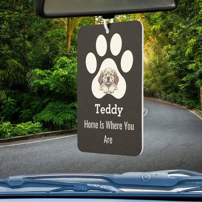 Ambientador Customized Modern Elegant Funny Dog Paw Pet Lover (Subido por el creador)