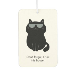 Ambientador Cute Cat - I run this house now!