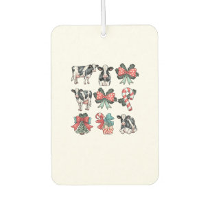 Ambientador Cute Coquette Red Xmas Santa Claus Lover de vaca C