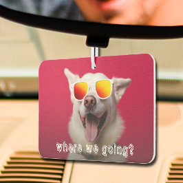 Ambientador Cute Dog Photo Car Air Freshener