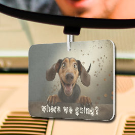 Ambientador Cute Dog Photo Car Air Freshener