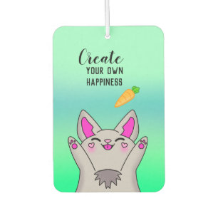 Ambientador Cute Fluffy Happy Bunny Positive Vibe Sweet