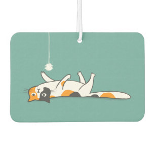 Ambientador Cute Funny Calico Cat Car Air Freshener