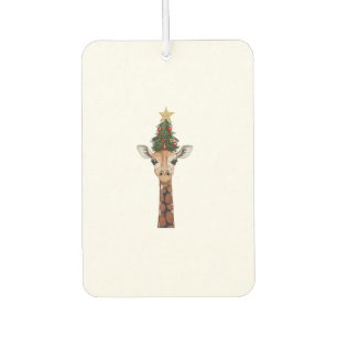 Ambientador Cute Giraffe Árbol de Navidad Giraffe Amantes _1