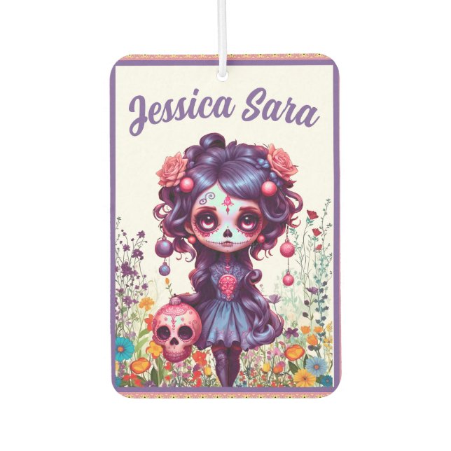 Ambientador Cute Gothic Garden Sugar Skull (Anverso)