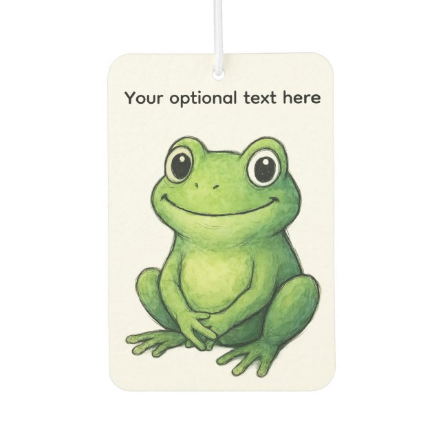 AMBIENTADOR CUTE GREEN FROG (Anverso)