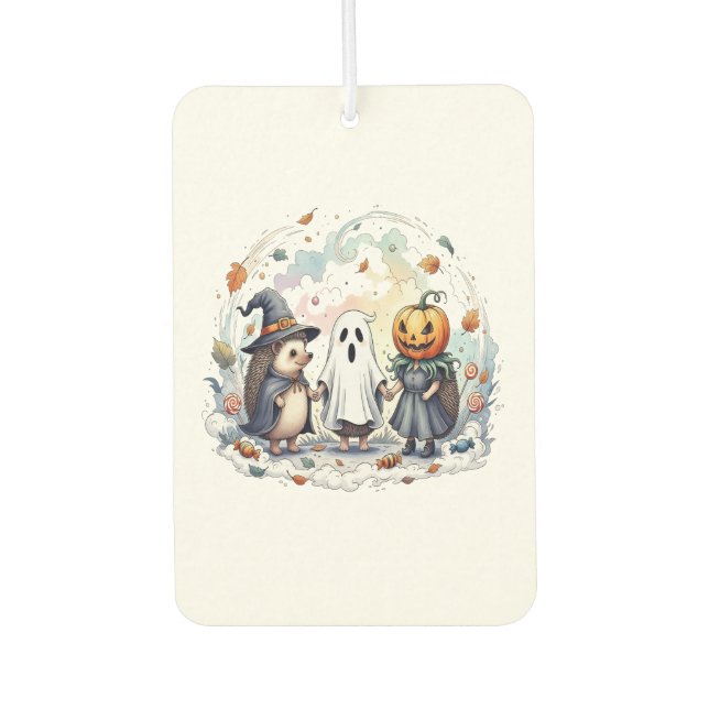 Ambientador Cute Halloween Hedgehogs Costume (Anverso)