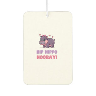 Ambientador Cute HIP HIPPO HOORAY MOO DENG Personalizado Anima