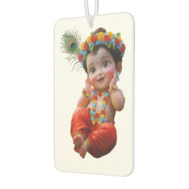 Ambientador Cute Little Krishna Póster de Arte Tradicional Ind