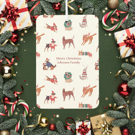 Ambientador Cute Navidades Perros Patrón Aire Freshener