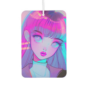Ambientador Cute Neon Anime Chica Air Freshener