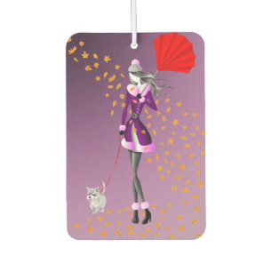 Ambientador Cute Otoño Deja A Dog Walker
