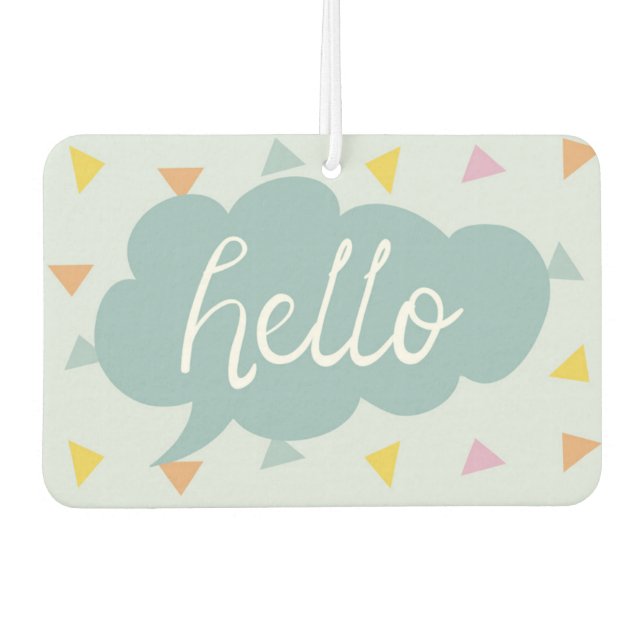 Ambientador Cute Pastel Hello (Anverso)