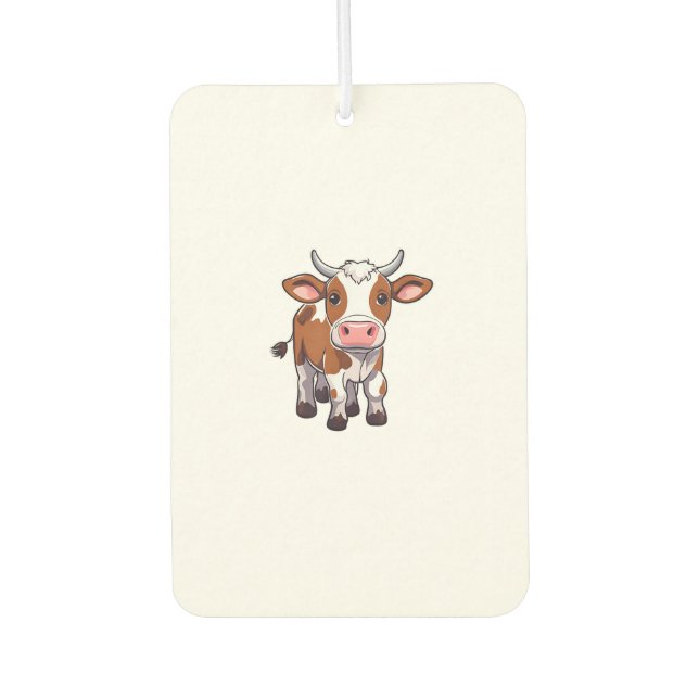 Ambientador Cute Personalizado Cow (Anverso)