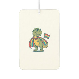 Ambientador Cute Pride Dinosaur Vector Diseño de Camiseta_1