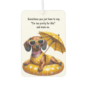 Ambientador Dachshund bikini