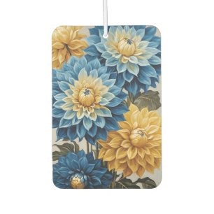 Ambientador Dahlias azules y amarillas